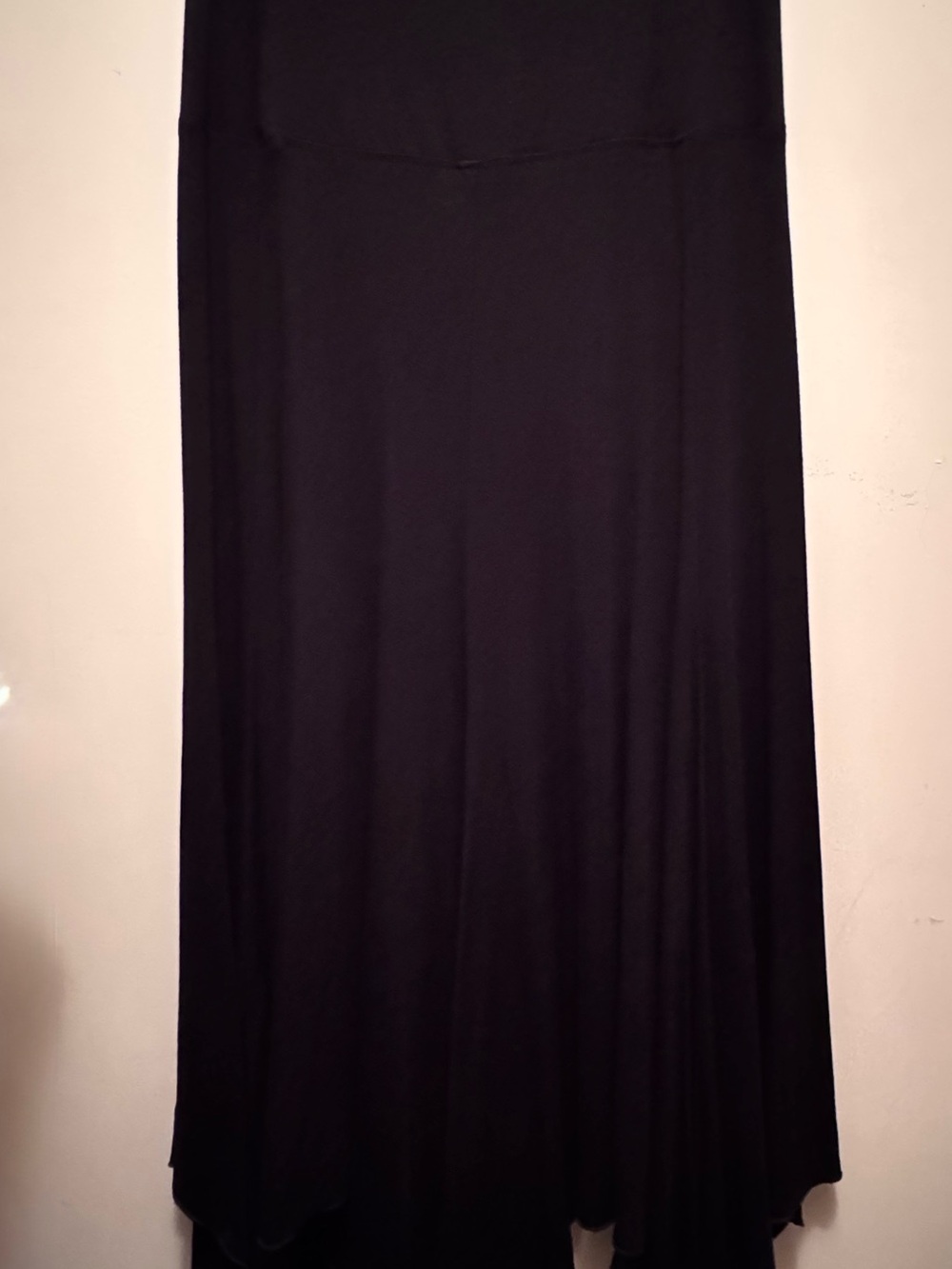 Karen Kane Black Maxi Skirt with Flowing Hem
